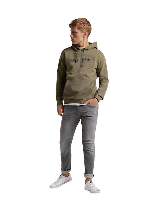 Aedan Ανδρικό Παντελόνι Τζιν με Relaxed Straight Εφαρμογή Mid Stone Grey