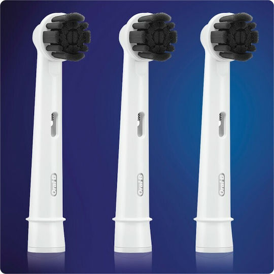 Oral-B Pure Clean Electric Toothbrush Replacement Heads with Active Charcoal 112833 3pcs