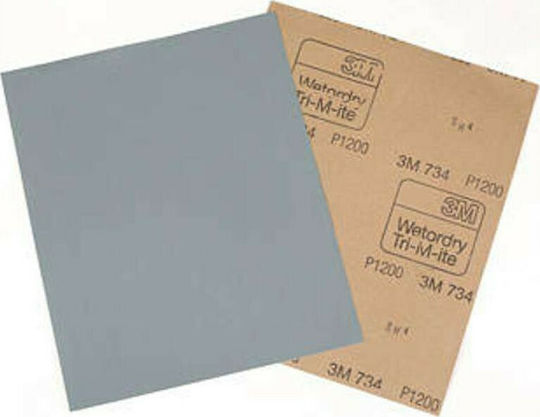 3M Wetordry 734 Sandpaper Simple Sanding Sheet K280 230x280mm