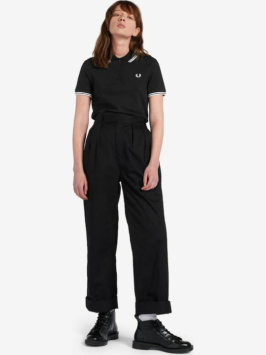 Fred Perry Women's Short Sleeve Sport Polo Black