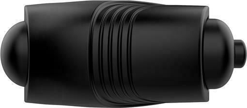 LateToBed Romeri Δονούμενο Δαχτυλίδι Πέους Σιλικόνης Black LT-690