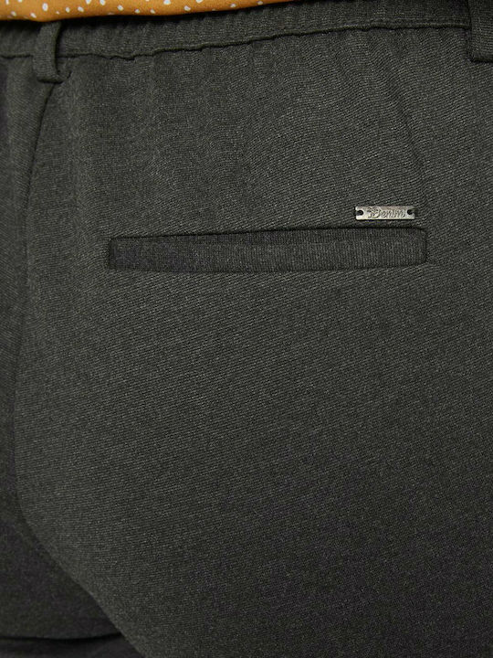 Damen Stoff Hose Shale Grey Melange