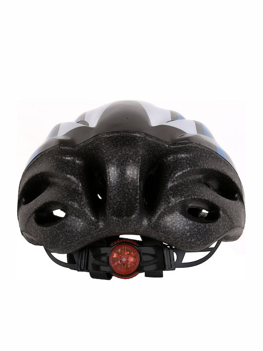 Athlopaidia Kids' Helmet for City Bike Gray with LED Light