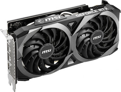 MSI GeForce RTX 3070 8GB GDDR6 Ventus 2X OC LHR Κάρτα Γραφικών