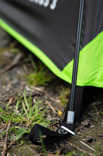 Peme Taurus 3 Χειμερινή Σκηνή Camping Τούνελ Ορειβασίας Μαύρη για 3 Άτομα Αδιάβροχη 4000mm 380x220x120εκ. SP