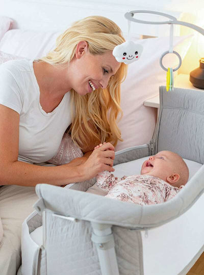 FreeOn Cradle Dream with Side Opening and Wheels Grey