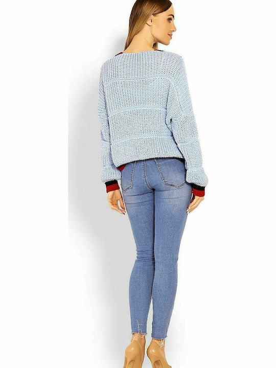 PeeKaBoo 60004 Short Women's Knitted Cardigan Blue 114489