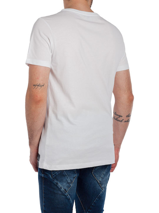 Cover Jeans Y307 Men's Short Sleeve T-shirt White