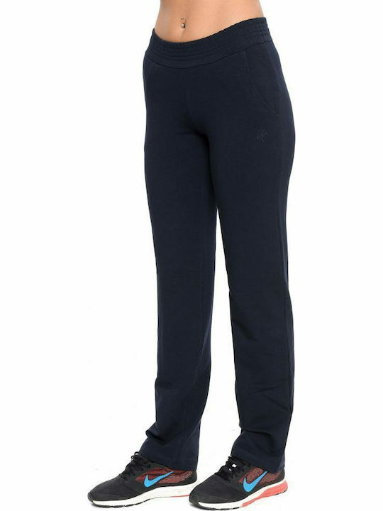 Target W22-64068 Pantaloni de trening pentru femei cu cauciuc Albastru W22/64068-09