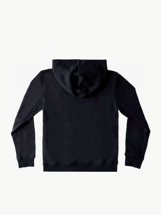 Kids Sweatshirt with Hood and Pockets Black Star