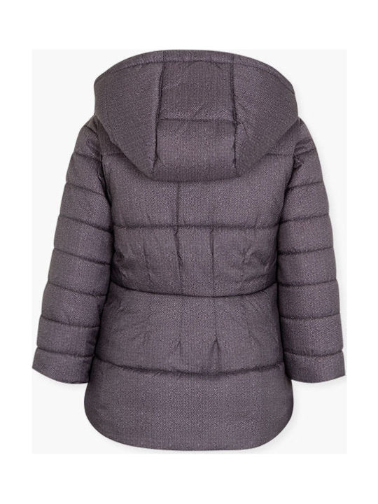 Losan Wasserdicht Kinderjacke Lang mit Futter & Kapuze Gray 126-2004AL 126-2010AL