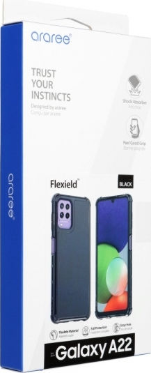 Araree Flexield Back Cover Σιλικόνης Μαύρο (Galaxy A22 4G)