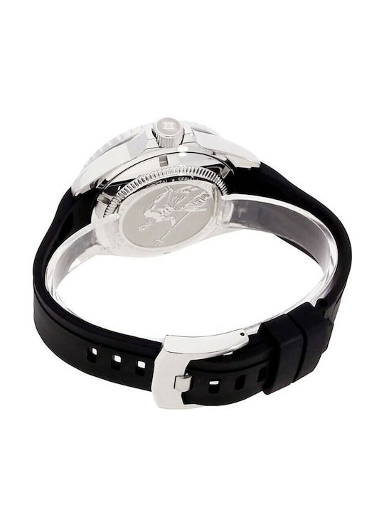 Edox Skydiver Neptunian Men's Watch 44mm Automatic with Black Rubber Strap