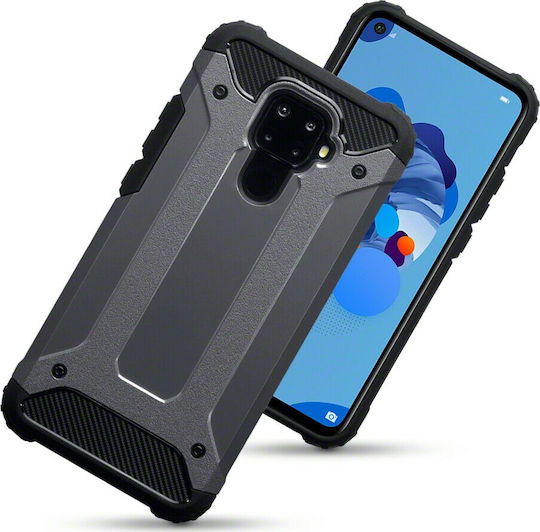 Terrapin Double Layer Impact Back Cover Πλαστικό Gunmetal (Huawei Mate 30 Lite)