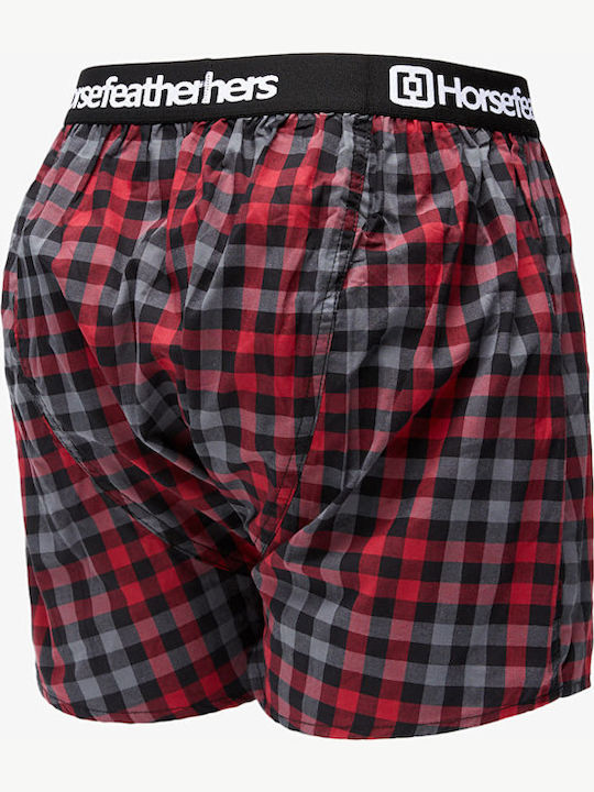 Horsefeathers Clay Men's Boxer Charcoal Plaid