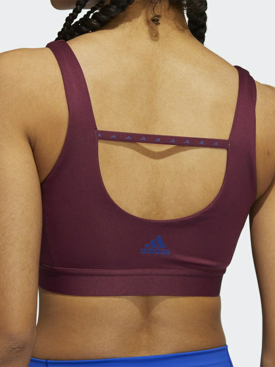 adidas Women's Sports Bra with Removable Padding Victory Crimson