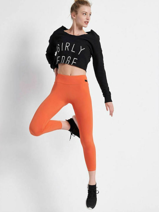 Flash Schulung Frauen Gekürzt Leggings Hochgeschnitten Flare