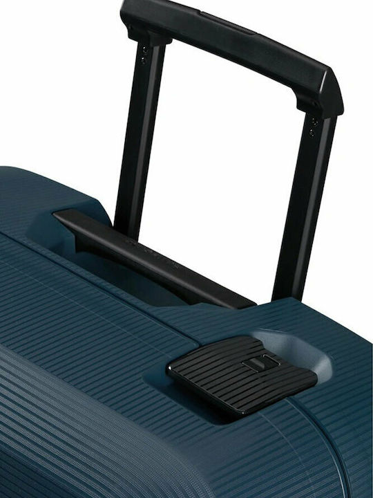 Samsonite MAGNUM Large Hard Navy Blue Suitcase With 4 Wheels Height 75cm
