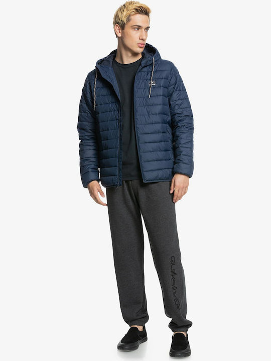 Scaly Winter Jacket Puffer Navy Blue
