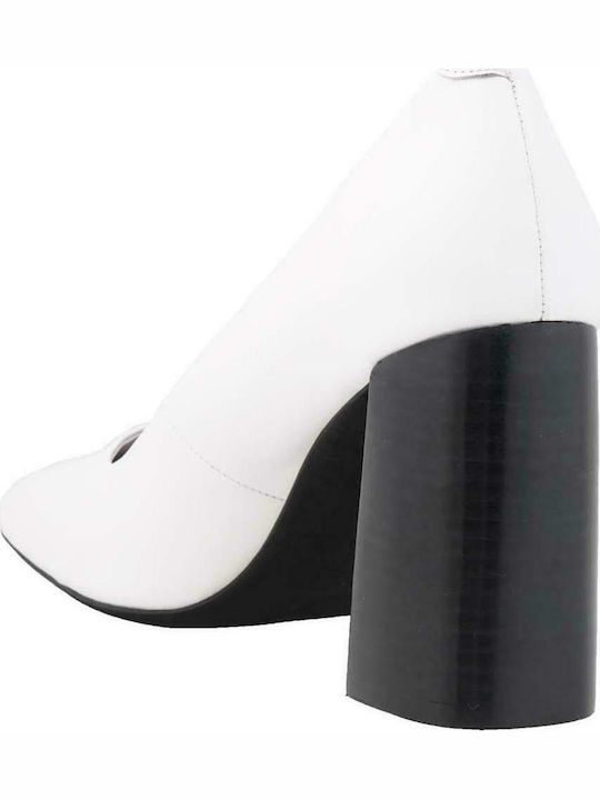 Jeffrey Campbell Pointed Toe White Heels Veruschka 0101003368