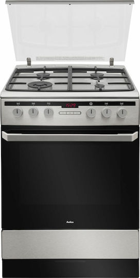 Amica 618GE3.39HZpTaDpNAQ(Xx) Готварска печка 65лт Ш60см. Inox