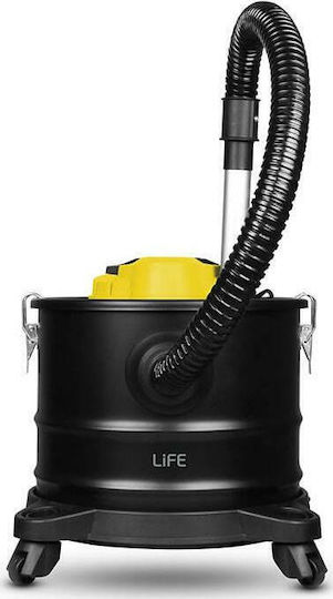 Life Phoenix Ash Vacuum 1000W with 15lt Waste Container