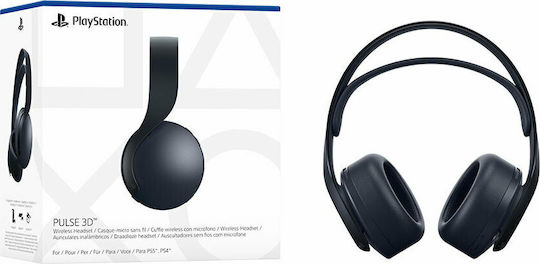 Sony PlayStation 5 Pulse 3D Wireless Over Ear Gaming Headset with Connection 3.5mm / USB Midnight Black