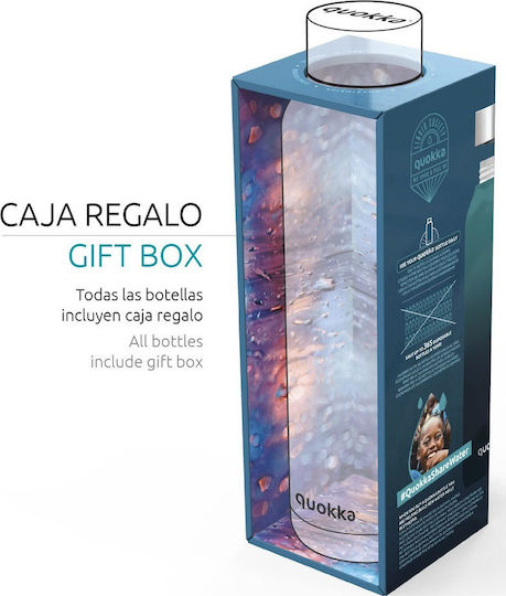 Quokka Steel Solid Sticlă Termos Oțel inoxidabil Fără BPA 630ml Roz cu Mustiuc
