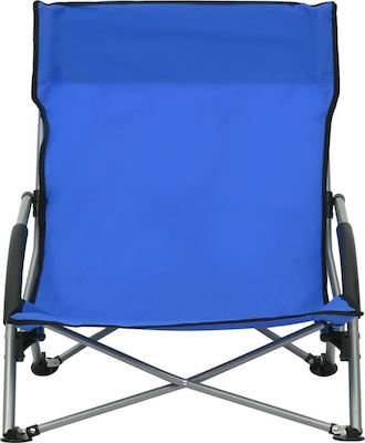 vidaXL Small Chair Beach Blue Set of 2pcs