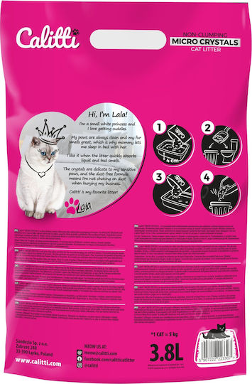 Calitti Micro Crystals Crystal Cat Litter 3.8lt