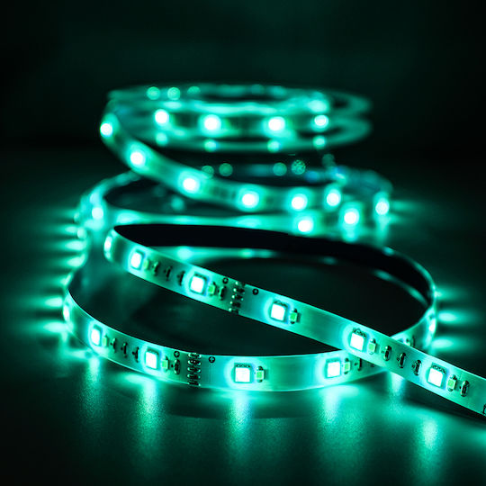 BlitzWolf Inteligent Bandă LED Wi-Fi 12V RGBW Lumină 5m cu Sursă de alimentare & Controler WiFi