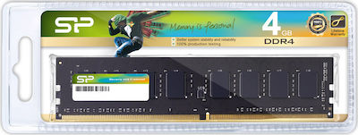 Silicon Power 4GB DDR4 RAM με Ταχύτητα 2400 για Desktop