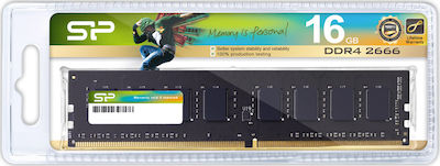 Silicon Power 16GB DDR4 RAM mit Geschwindigkeit 2666 für Schreibtisch