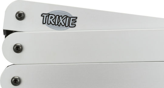 Trixie Σκαλάκια Αυτοκινήτου για Σκύλο Πτυσσόμενα Σκαλάκια 37x70x160cm Ασημί