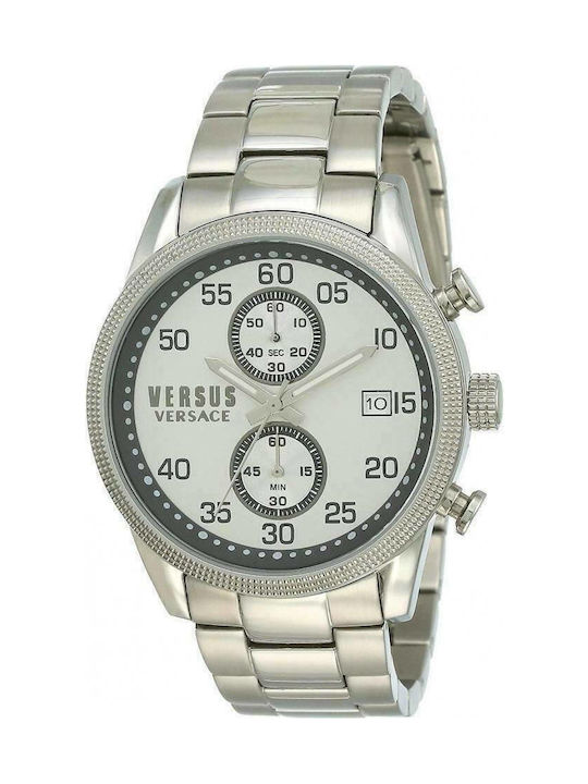 Versus by Versace Uhr Chronograph Batterie mit Silber Metallarmband S66020016