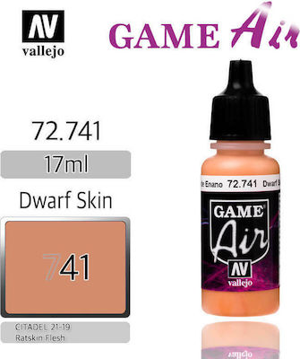 Acrylicos Vallejo Game Air Model Making Paint Dwarf 17ml