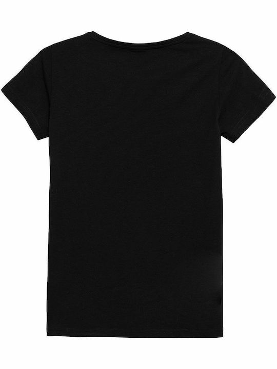 4F Femeie Sport Tricou Negru