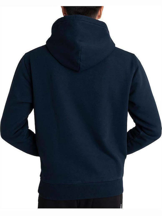 Φούτερ με Κουκούλα Navy