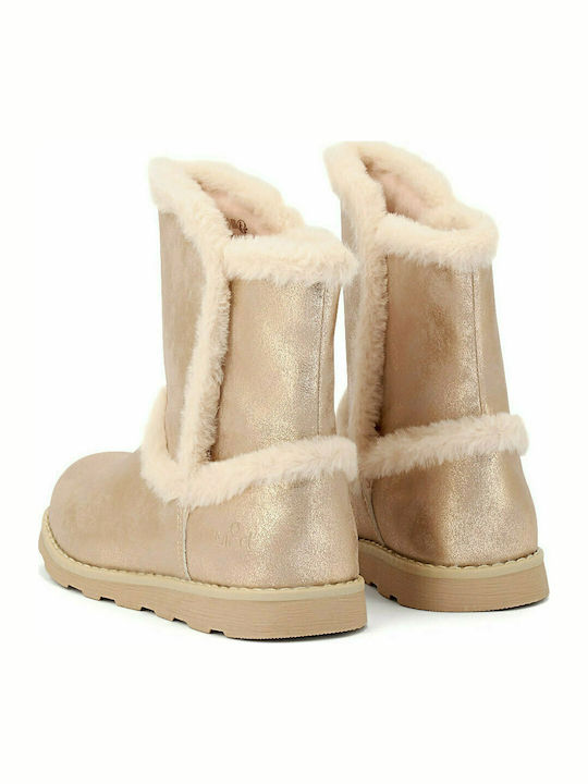 Aldoux Suede Kinderstiefeletten mit Reißverschluss Rosa