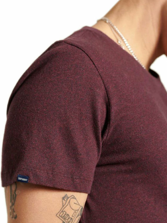 T-shirt Deepest Burgundy Grit