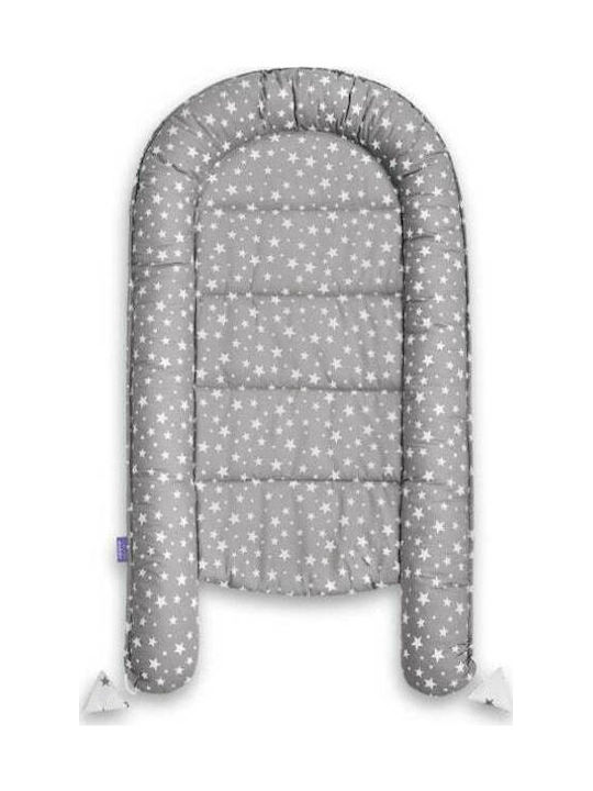 Jukki Baby Pillow Nest Gray Stars 120x65cm