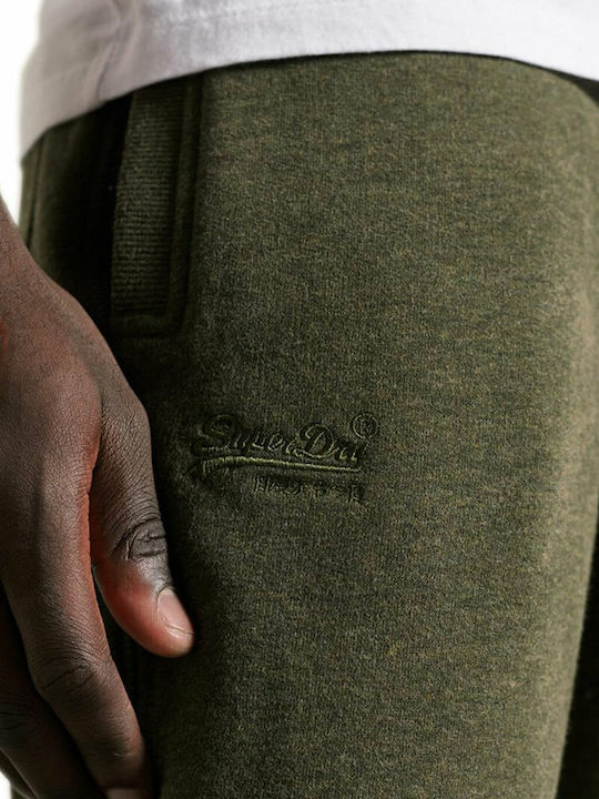 Sweatpants with Elastic Olive Marl