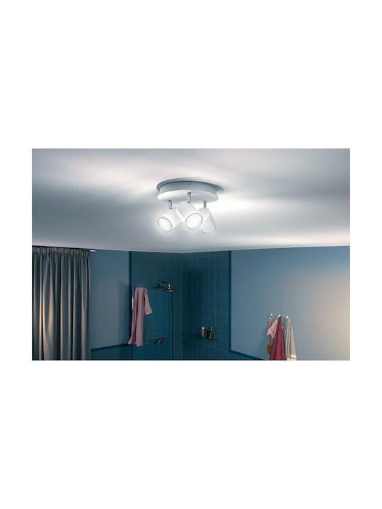 Philips Adore Triple Spot with Socket GU10 in White Color