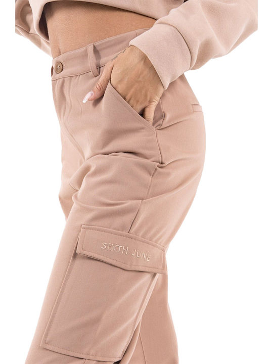 Sixth June cargo trousers beige Women's - 33169-bei