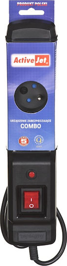Active Jet COMBO-IEC-3G Πολύπριζο 3 Θέσεων με Διακόπτη και Καλώδιο 1.5m