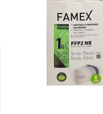 Famex Μάσκα Προστασίας FFP2 Particle Filtering Half NR Λαχανί 10τμχ