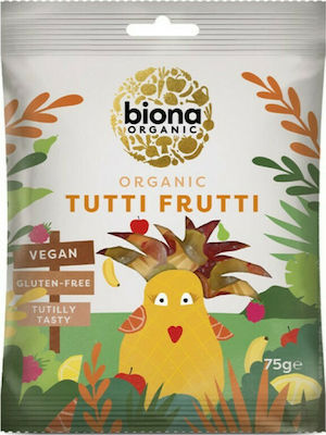 Biona Ζελεδάκια Βιολογικά με Γεύση Tutti Frutti 75gr