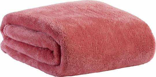 Nef-Nef Homeware Velvet Blanket Nasty Coral 160x220cm