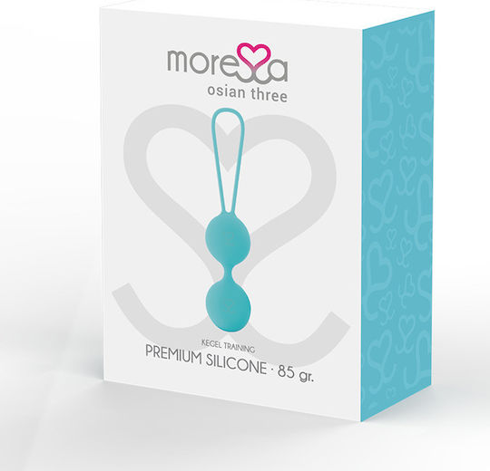 Amoressa Osian Three Premium Silicone Κολπικές Μπάλες Τιρκουάζ