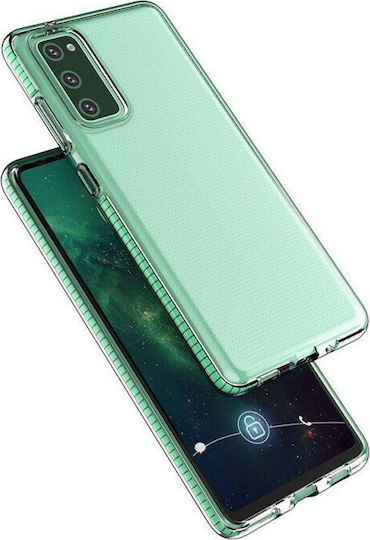 Hurtel Spring Back Cover Silicone 1mm Turquoise (Poco F3 / Mi 11i)